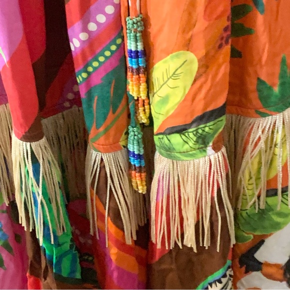 FARM Rio Colorful Patchwork Midi Dress - Picture 5 of 6